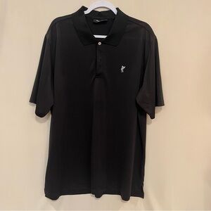 Ashworth Black Polo Shirt with Logo